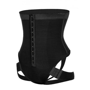 Black High Waist Butt Lifter With 2 Side Straps