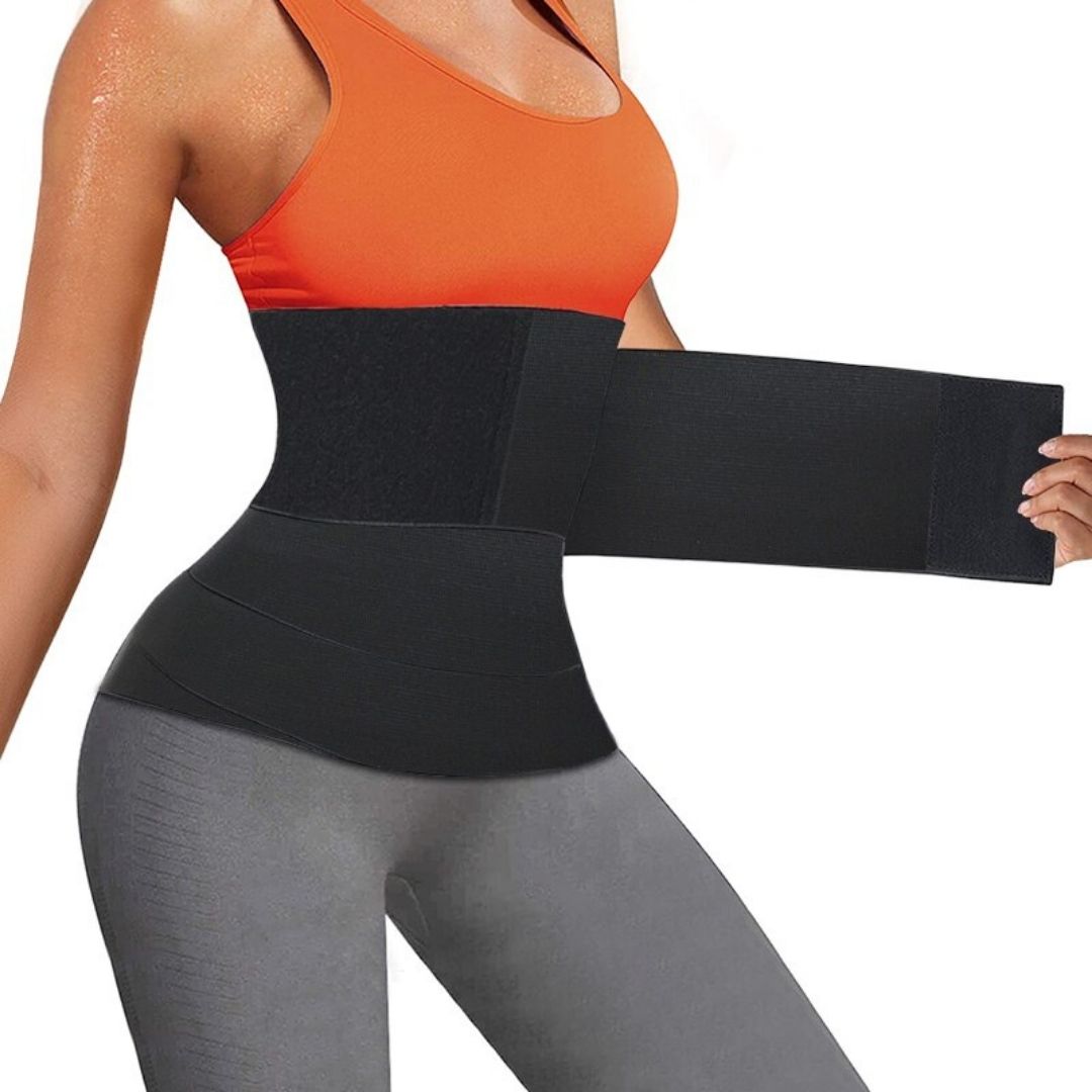 Waist Trainer Wrap For Women Invisible Waist Tummy Wrap Band With Loop  Wraps For Stomach Free Size Lower Belly Control 