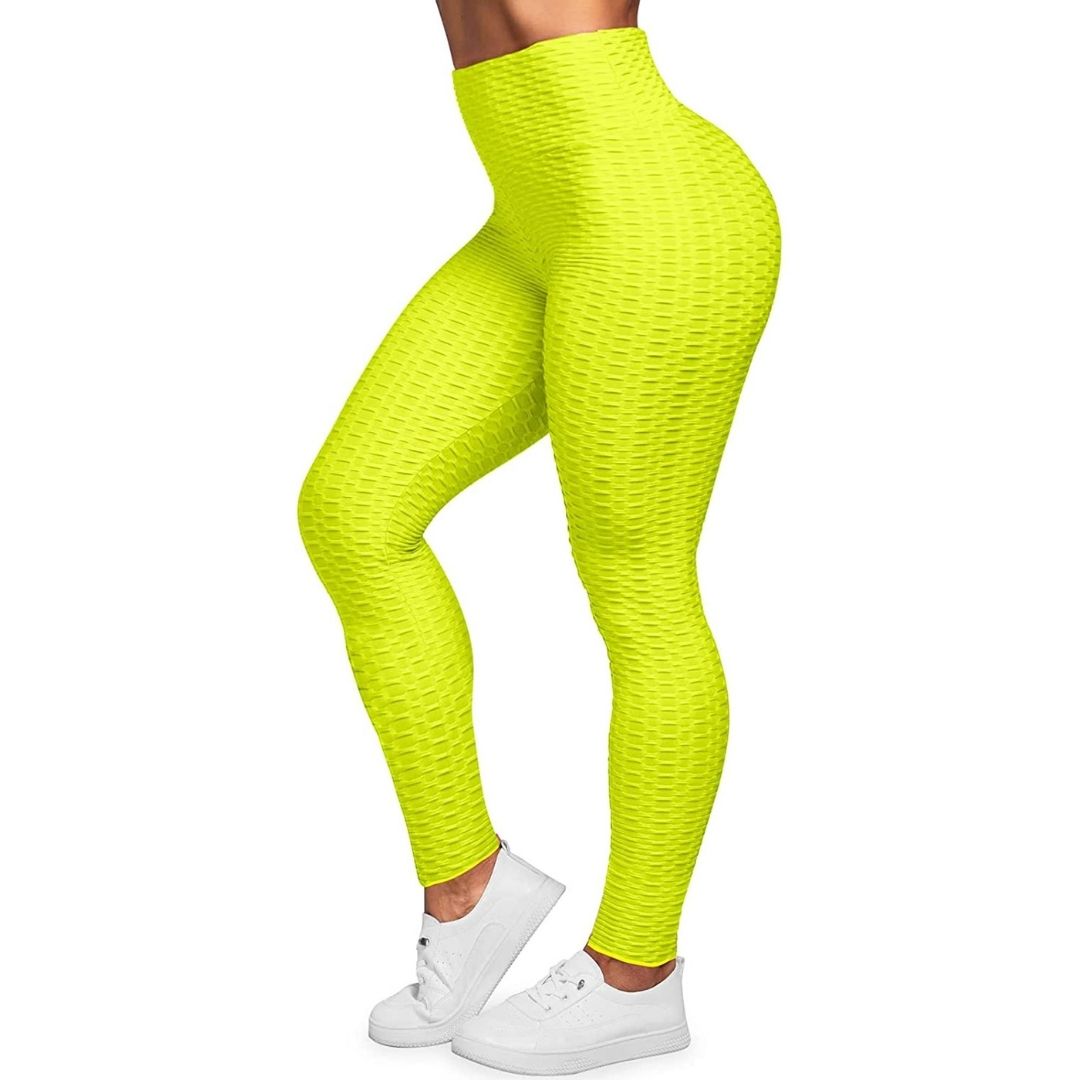 High Waist Butt Lifting Anti Cellulite Workout Leggings – Paukee