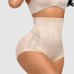 Load image into Gallery viewer, Zip Front Lace Tummy Control Body Shapewear Butt Lifter Slip Shorts
