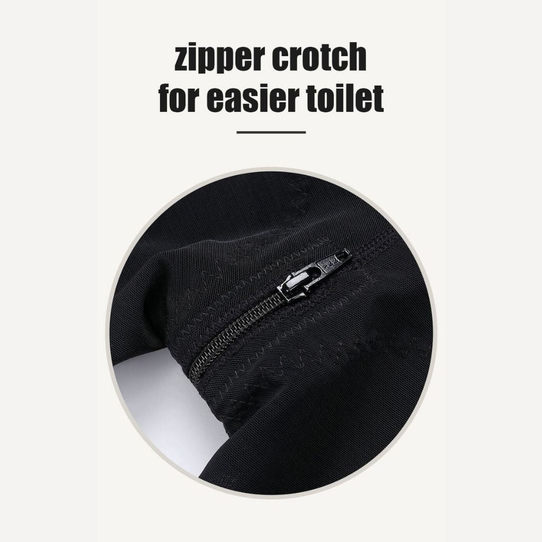 Detachable Straps Full Body Shaper Zipper Abdominal Control