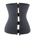 Load image into Gallery viewer, Latex Zipper With Hooks Closure Waist Cincher
