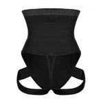 Load image into Gallery viewer, Black High Waist Butt Lifter With 2 Side Straps

