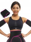 Red Neoprene 2 Pcs Arm Trimmers With Pockets Arm Shaper