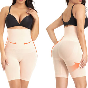 Plus Size High Waist Seamless Tummy Control Shaper Shorts